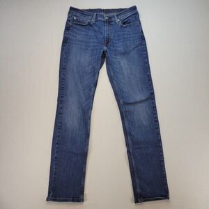 Levis 511 Jeans Mens 32x32 Blue Slim Straight Medium Wash Mid Rise Denim